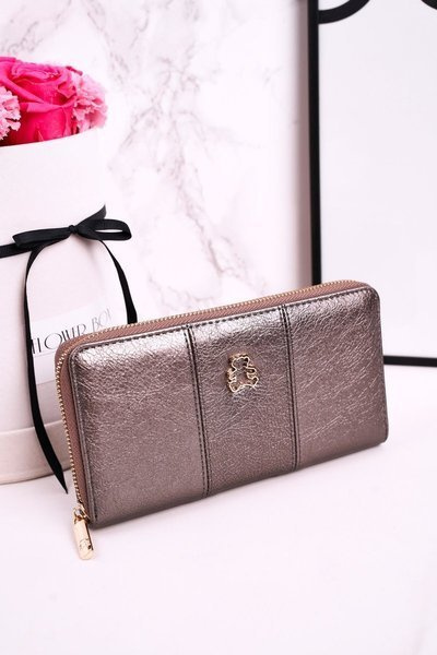 Grand Portefeuille Femme Lulu Castagnette Argent