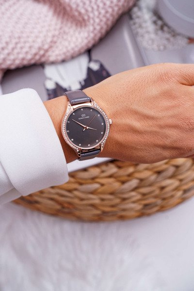 Women's Giorgio & Dario Watch with Zircons Grey Prime