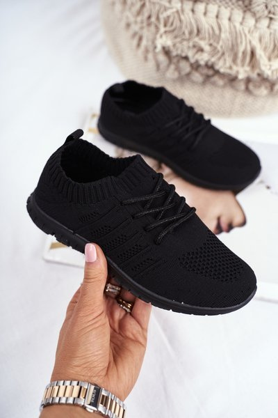 Chaussures de sport pour enfants noires Filip