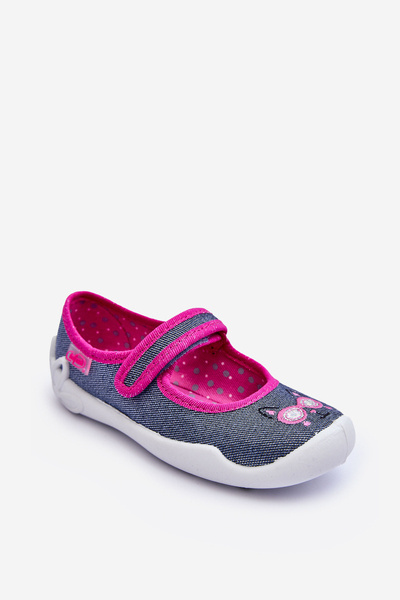 Chaussons de Danse Enfant Brillant Befado 114X422 Marine-Rose