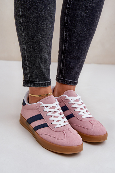 Baskets Femme Basses Roses Ennorwen