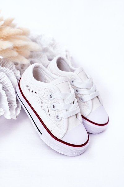 Baskets Enfant Avec Lacet Blanc Roly-Poly