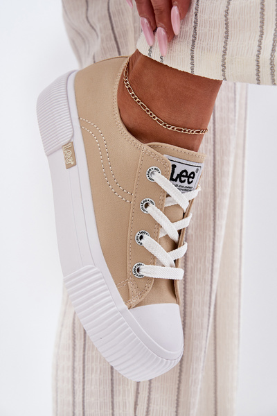 Női Platformos Tornacipő Bézs LEE ISLA C WOMEN LOW 50251001