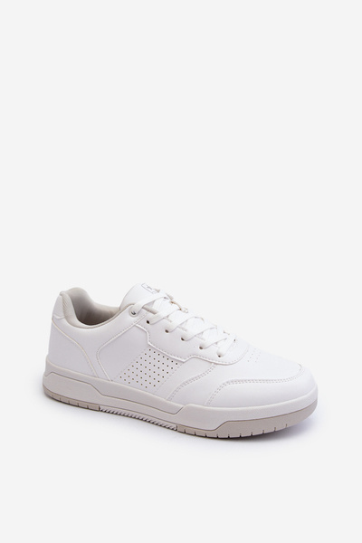 Baskets blanches en similicuir homme Radikalle