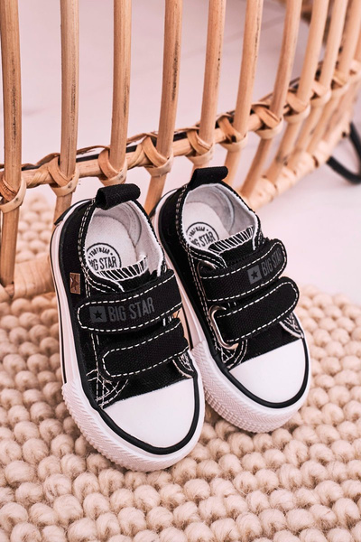 Baskets Velcro Enfant BIG STAR HH374200 Noir