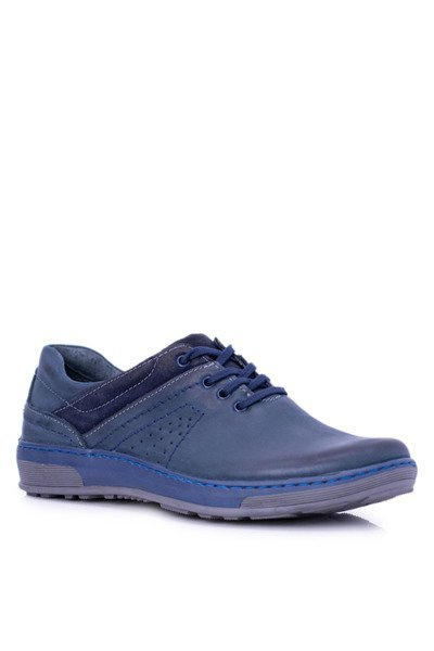 Navy Blue Men's Casual Ventrillo Half Boots
