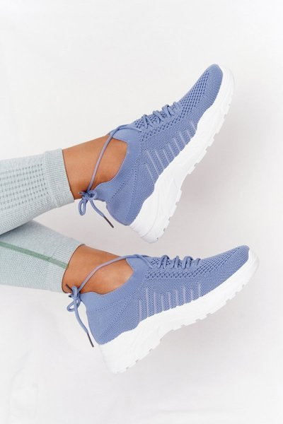 Chaussures de sport pour femmes, baskets bleues Ruler