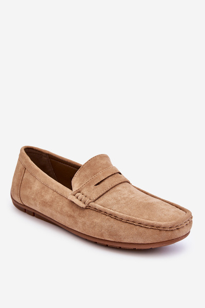 Mocassins Homme Daim Beige Wesley