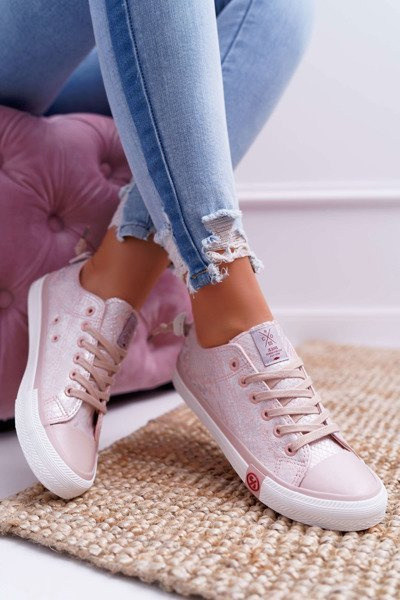 Cross Jeans moteriški sportbačiai rožiniai DD2R4058