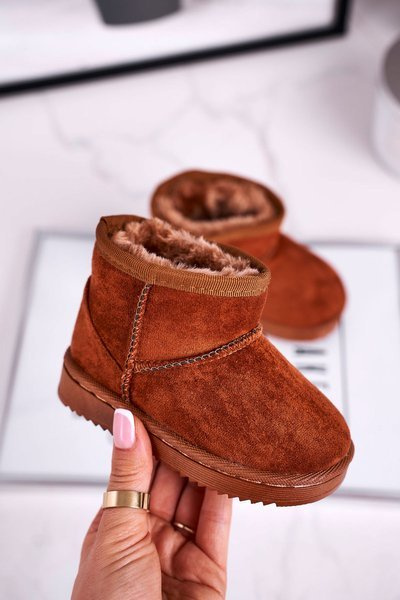 Warm-up-Schneestiefel für Kinder Braun Goobies