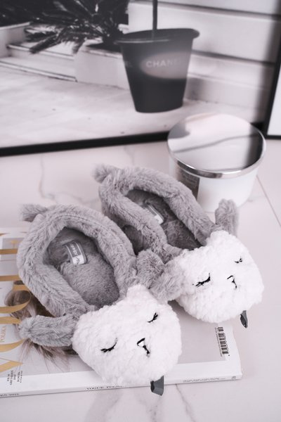 Chaussons Femme Avec Fourrure Mouton Gris Ben