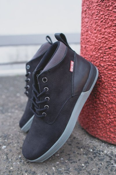Bottes en cuir pour hommes Bottines Big Star Noir EE174197