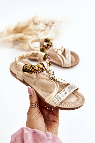 Sandales à Enfiler Enfant Beige Sammi