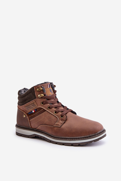 Bottines chaudes pour hommes McBraun marron