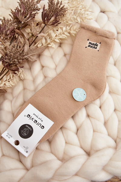 Șosete Groase Bej pentru Femei