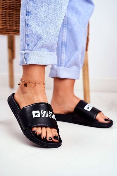 Big Star Damen Flip Flops Schwarz GG274040