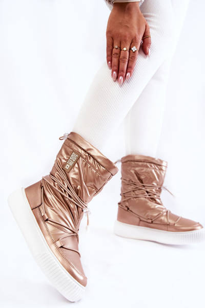 Cizme de zăpadă femei Star Big KK274194 Beige