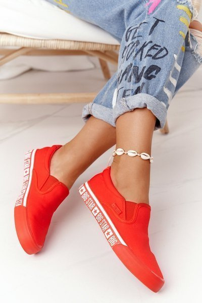 Women's Slip-on Sneakers Big Star HH274010 Red