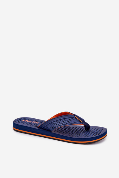 Herren Flip Flops Big Star RR174437 Marineblau