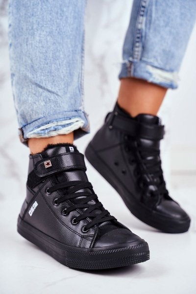 BIG STAR Baskets chauffantes en cuir V274542FW Noir