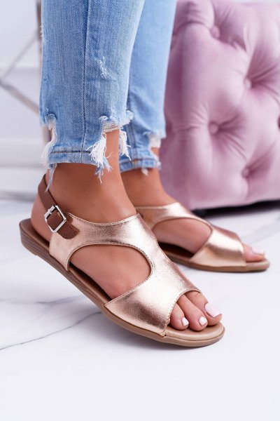 Sandales Kongito légères dorées