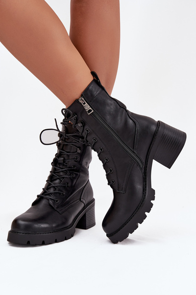 Damenturnschuhe auf Block Vinceza 89136 schwarz
