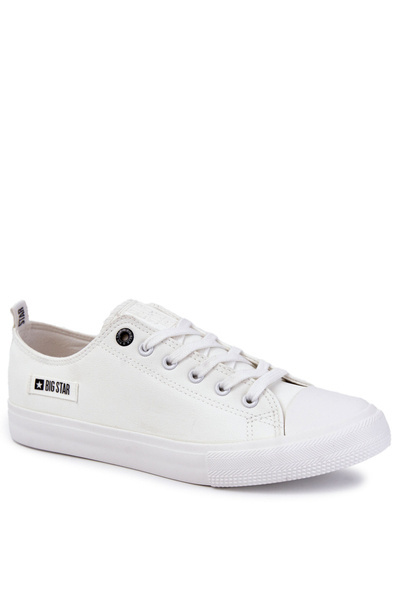 Adidaje cu piele joasă pentru bărbați Big Star KK174008 Alb