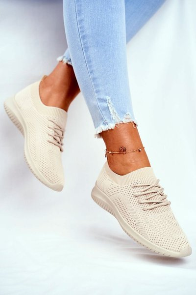 Damen Sport Leichtgewichtige Schuhe Beige Glorias