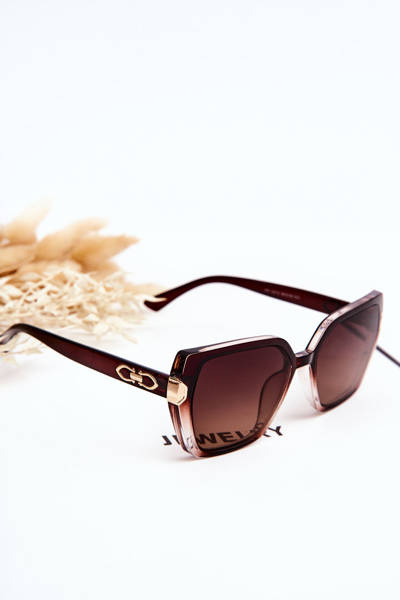 Sonnenbrille Damen Prius V213 Dunkelbraun