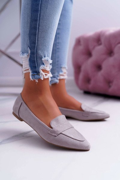 Moterų balerina Suede Lords Grey Gretar