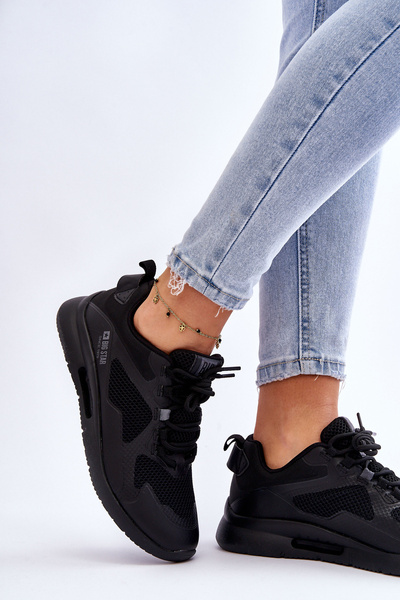 Women's Sport Shoes Sneakers Big Star LL274372 Black