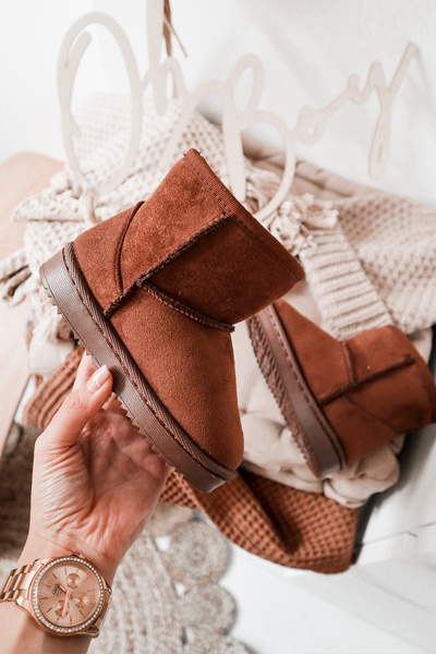 Bottes de neige isolées pour enfants marron Gooby