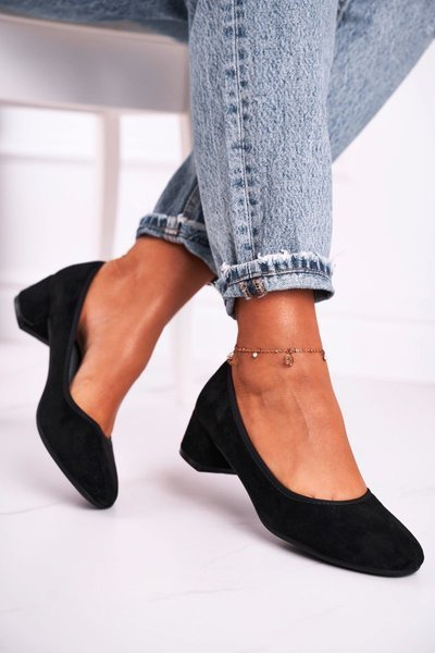 Pompe din piele S.Barski 20-L1 Negru