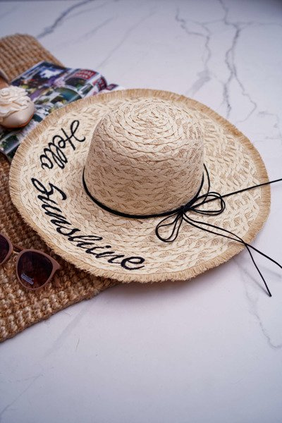 Chapeau de Paille Femme Couleur Soleil