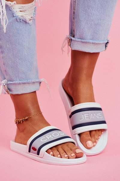 Cross Jeans Damen Flip Flops Weiß FF2R4158C