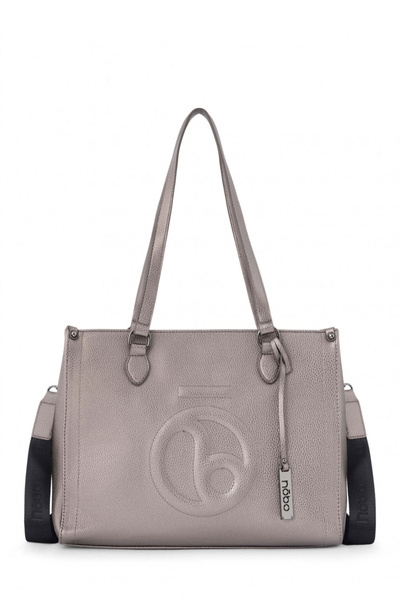 Sac cabas classique NOBO N1530-C025 Argent