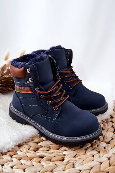 Gepolsterte Trapper für Kinder Marineblau Graves