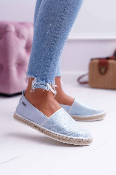 Women's Espadrilles Big Star Braided Sole Blue DD274767