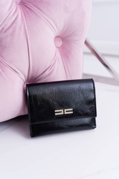 Damenbrieftasche Classic Small Black On Magnet