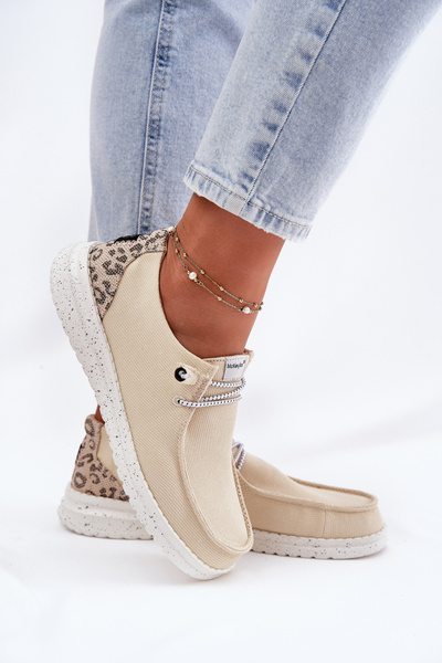 Leichte Damen Halbschuhe McKeylor 96116 Beige