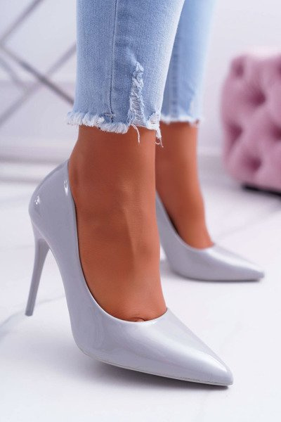 Graue Yanna-Stilettos für Frauen