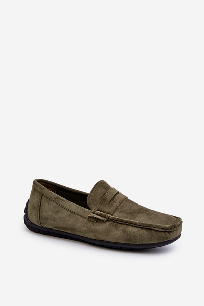 Mocassins Homme En Daim Bleu Foncé Wesley