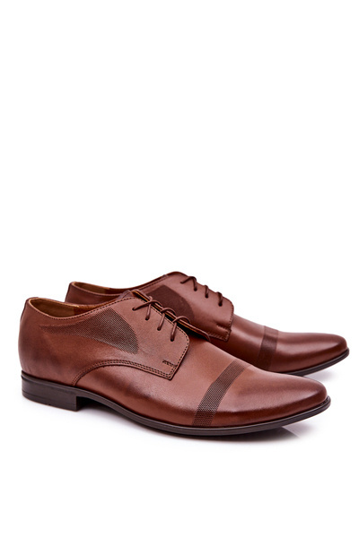 Bottes Bednarek 804 en cuir pour hommes marron