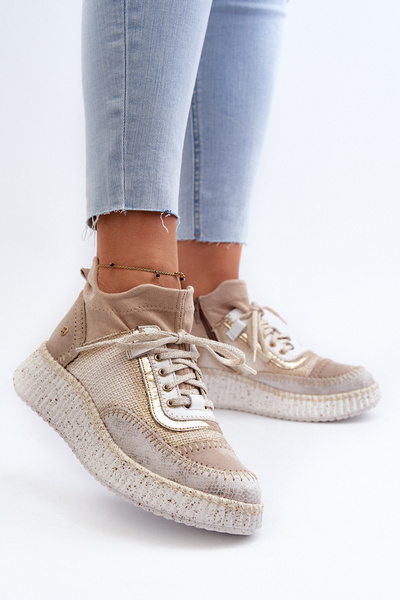 Damen Wildleder Halbschuhe von Maciejka 06405-04 Beige