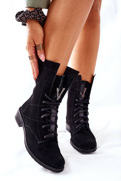 Moteriški odiniai batai Nicole Black 2581/028