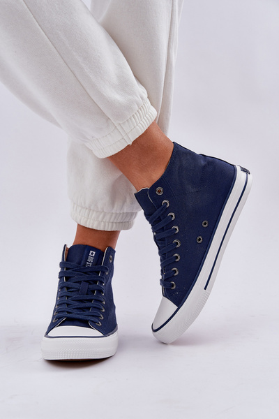 Damen Hohe Sneaker Big Star DD274333 Dunkelblau