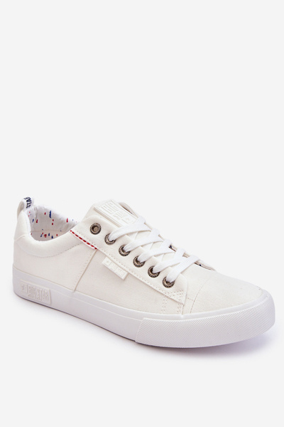 Niedrige Materialturnschuhe für Herren Big Star KK174001 Weiß