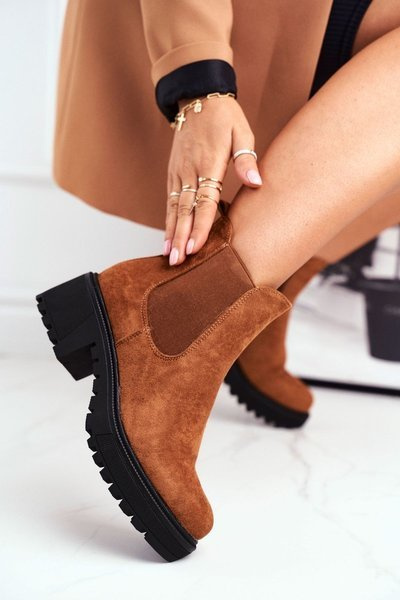 Női csizma Camel Sidamo