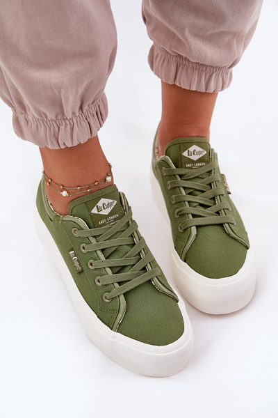 Adidași Femei Pe Platformă Lee Cooper LCW-25-31-3449L Verde