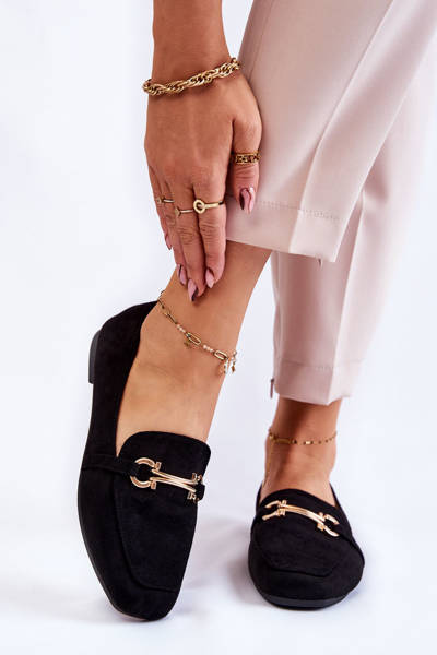 Klassische Loafer aus Wildleder von schwarze Roddie